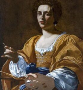 Simon Vouet, “Ritratto di Artemisia Gentileschi” (1623 circa, Pisa, Palazzo Blu), la pittrice secentesca cui si ispira anche il nome del progetto promosso in Lombardia.