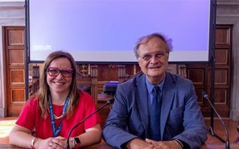 La Dr.ssa Giuseppina Sgandurra e il Prof. Giovanni Cioni